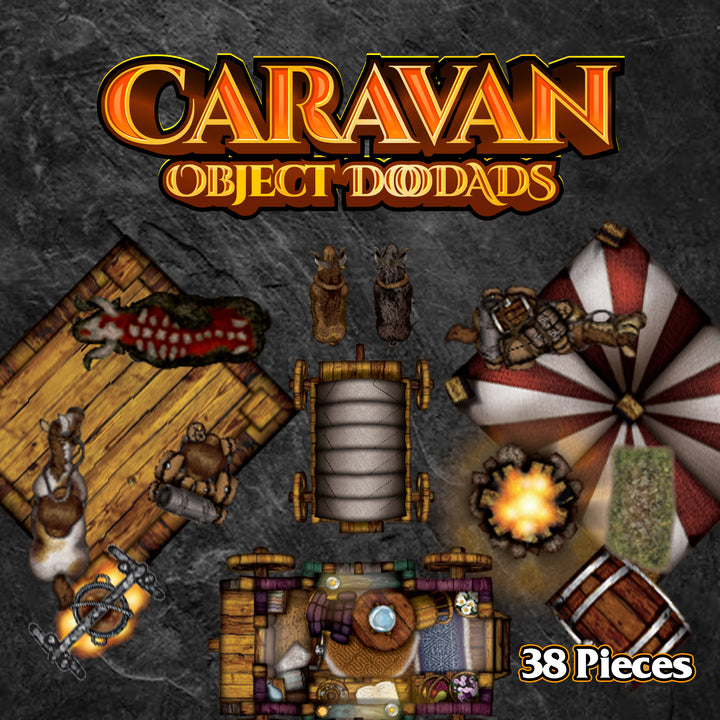 Caravan - Roleplaying Objects - 38 Pieces