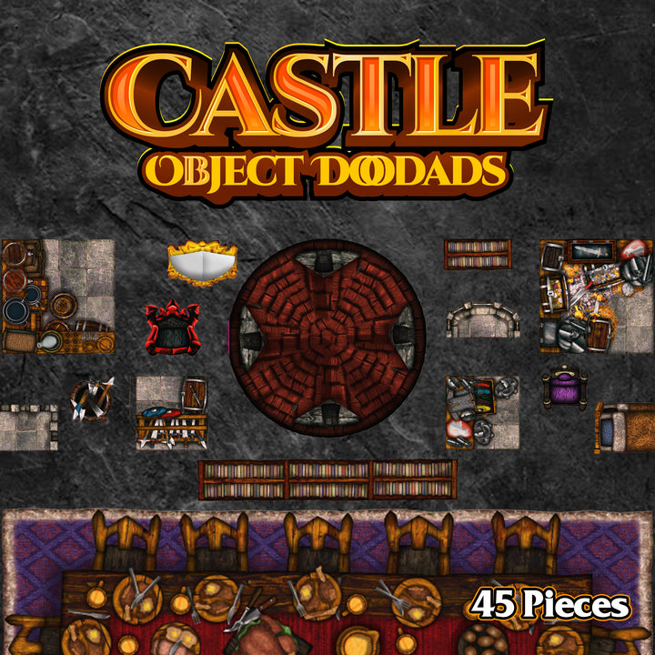 Castle - Roleplaying Objects - 45 Pieces