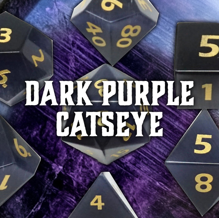 Dark Purple Cats Eye