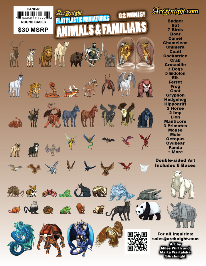 Animals and Familiars - 62p