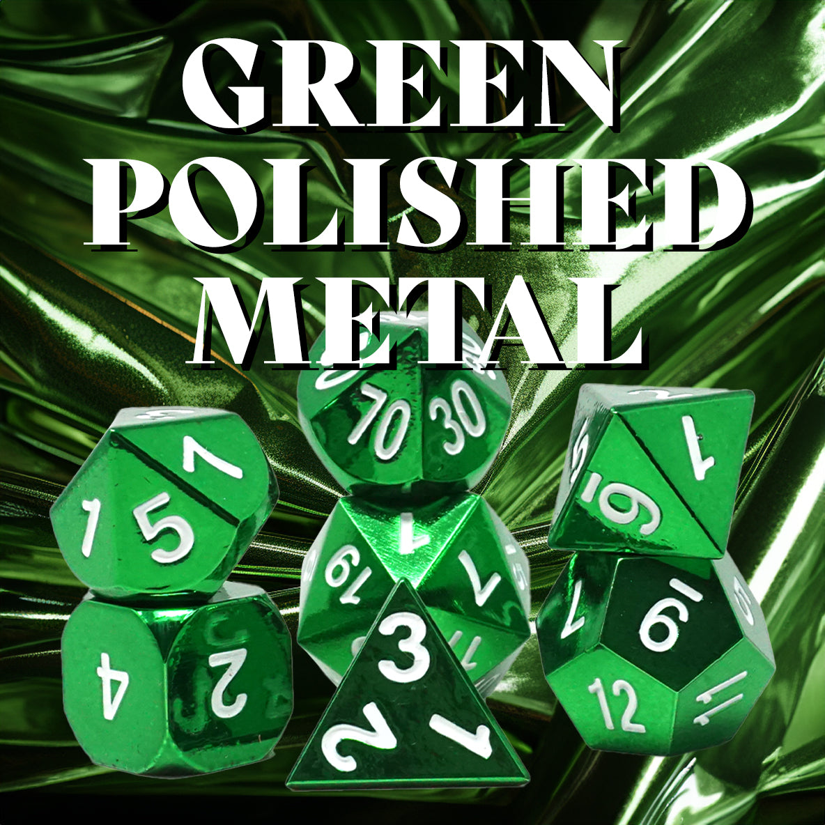 Green Polished Metal