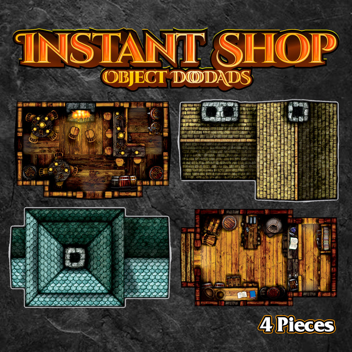 Instant Shops - Roleplaying Objects - 4 Pieces