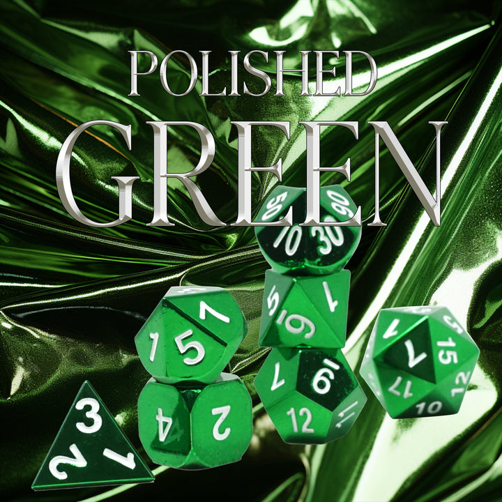 Polished Green Metal