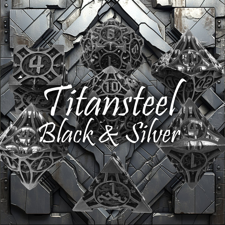 Titansteel Black & Silver