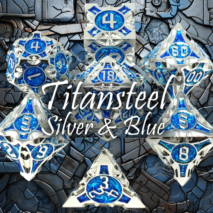 Titansteel Silver & Blue