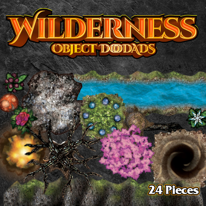 Wilderness - Roleplaying Objects - 24 Pieces