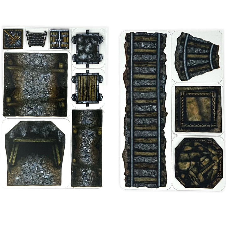 Dwarven Mine - Roleplaying Objects - 24 Pieces