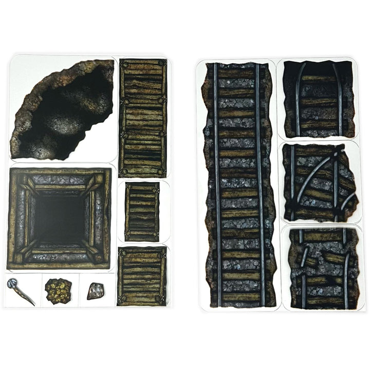 Dwarven Mine - Roleplaying Objects - 24 Pieces