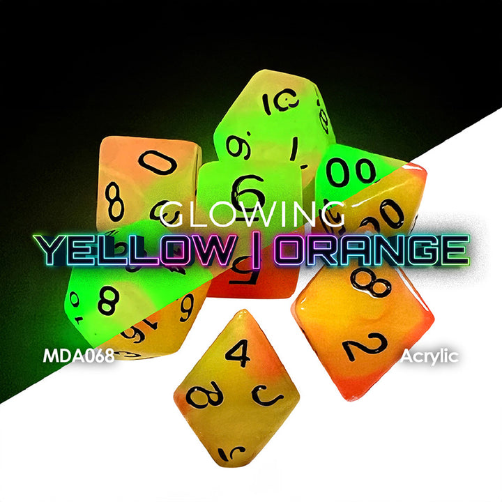 Glowing Yellow Orange