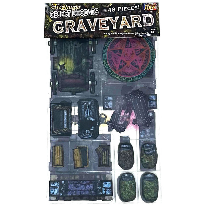 Graveyard - Roleplaying Objects - 48 Pieces