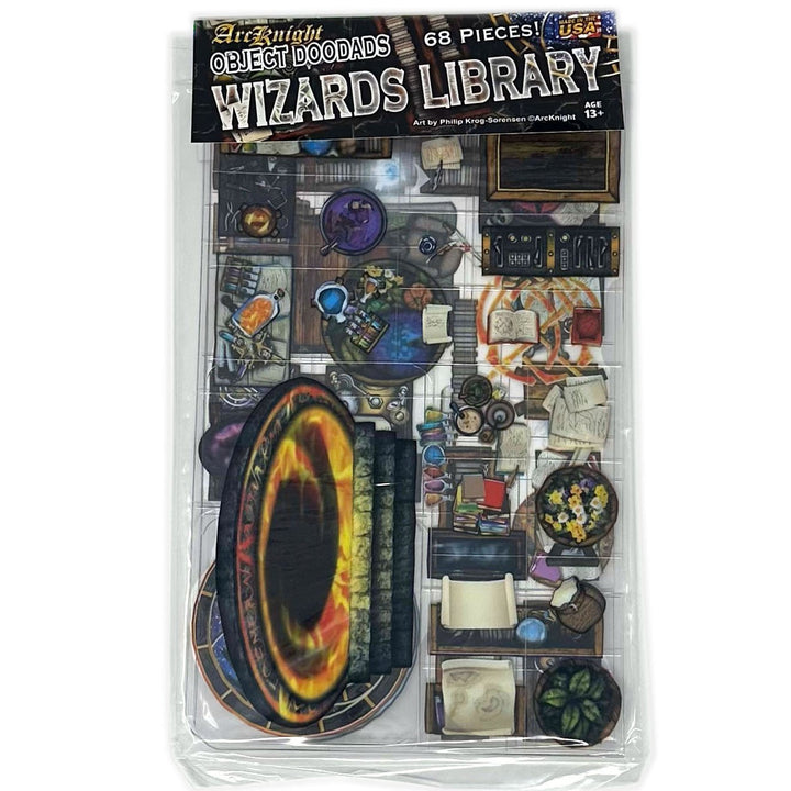 Wizard's Library - Roleplaying Objects - 68 Pieces