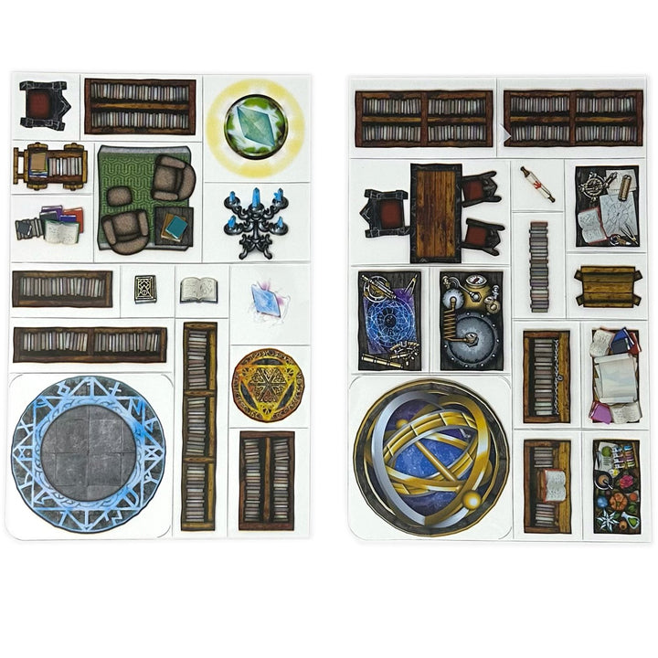 Wizard's Library - Roleplaying Objects - 68 Pieces